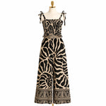 Load image into Gallery viewer, Smocked Printed Top & Wide Leg Pants Set