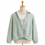 Load image into Gallery viewer, Girls Twisted Shirt with Embroidered Strap Top