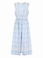 Load image into Gallery viewer, Ruffle Printed Jumpsuit