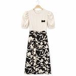 Load image into Gallery viewer, Girls Puff Sleeve Printed Jumpsuit