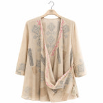 Load image into Gallery viewer, Printed Wrap Tunic