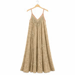 Load image into Gallery viewer, Embroidered Strap Maxi Dress