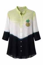 Load image into Gallery viewer, Pineapple Detail Printed Shirt