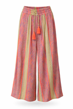 Load image into Gallery viewer, Women Shimmer Striped Wide Leg Pants
