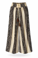 Load image into Gallery viewer, Women Shimmer Striped Wide Leg Pants