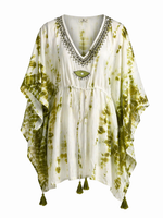 Load image into Gallery viewer, Tie Dye Kaftan Top with Tassel Detail