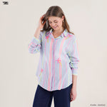 Load image into Gallery viewer, Palm Stripe Shirt