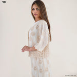 Load image into Gallery viewer, Women Voile Jacket & Skirt Set