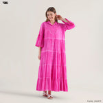 Load image into Gallery viewer, Embroidered Tiered Maxi Dress