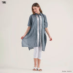 Load image into Gallery viewer, Contrast Panel Oversized Shirt