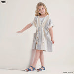 Load image into Gallery viewer, Girls Wrap Poncho Dress