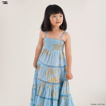 Load image into Gallery viewer, Leaf Print Tiered Dress