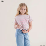 Load image into Gallery viewer, Heart Print Tie-Front T-Shirt