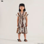 Load image into Gallery viewer, V-Neck Tie Front Dress