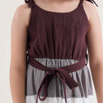 Load image into Gallery viewer, Color Block Sleeveless Dress