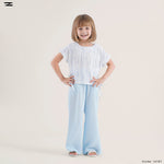 Load image into Gallery viewer, Striped Blouse and Solid Pants Set