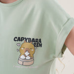Load image into Gallery viewer, Capybara Print T-Shirt