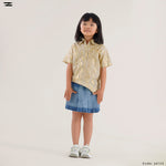 Load image into Gallery viewer, Blue Pattern Short Sleeve Shirt