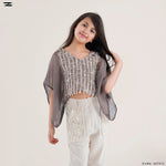 Load image into Gallery viewer, Girls Mesh Front Blouse