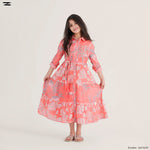 Load image into Gallery viewer, Coral Printed Shirt Dress