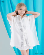 Load image into Gallery viewer, Sequin Stripe Poncho Top