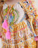 Load image into Gallery viewer, Printed Maxi Dress with Tassels