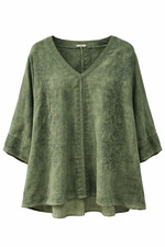 Load image into Gallery viewer, Floral Detail Loose Top