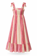 Load image into Gallery viewer, Tie Strap Maxi Dress