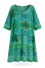 Load image into Gallery viewer, Tropical Leaf Dress