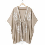 Load image into Gallery viewer, Embroidered Poncho Cover Up