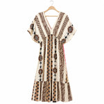 Load image into Gallery viewer, Printed Half Sleeve Dress