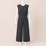 Women Sleeveless Wide Leg Suit