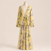 Women Printed Top and Pants Set