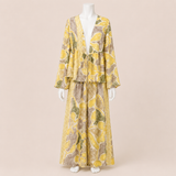 Women Printed Top and Pants Set