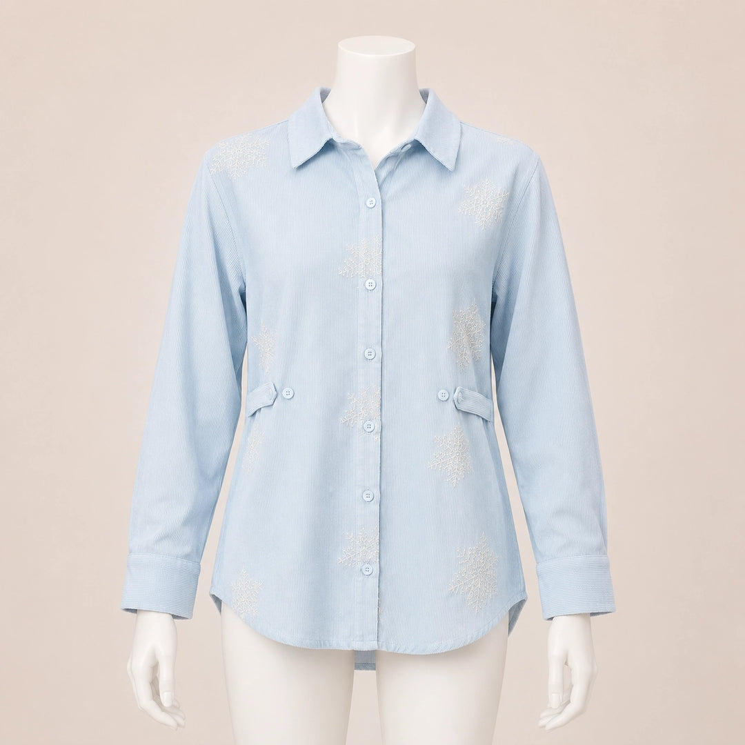 Women Textured Button-Up Shirt