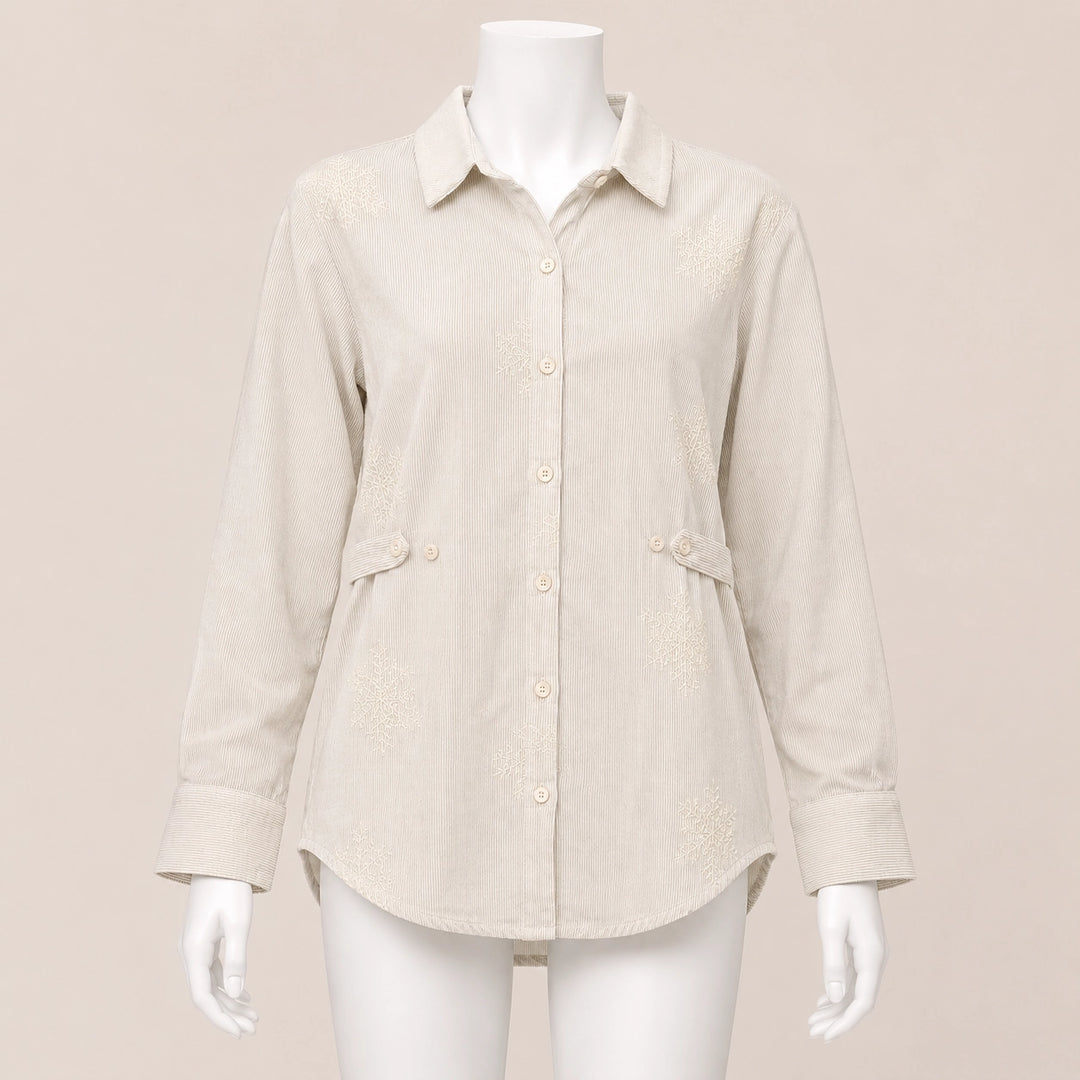 Women Textured Button-Up Shirt