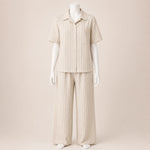 Load image into Gallery viewer, Women Striped Shirt &amp; Pants Set