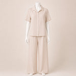 Load image into Gallery viewer, Women Striped Shirt &amp; Pants Set