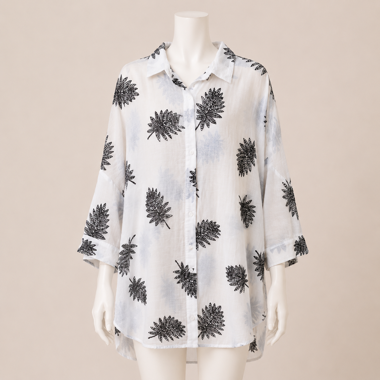 Women Long Printed Shirt