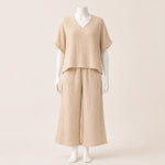 Load image into Gallery viewer, Women Crinkle Cotton Top &amp; Pants Set