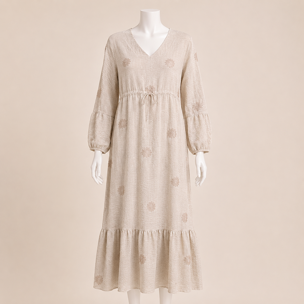 Embroidered Dress Waist Strap