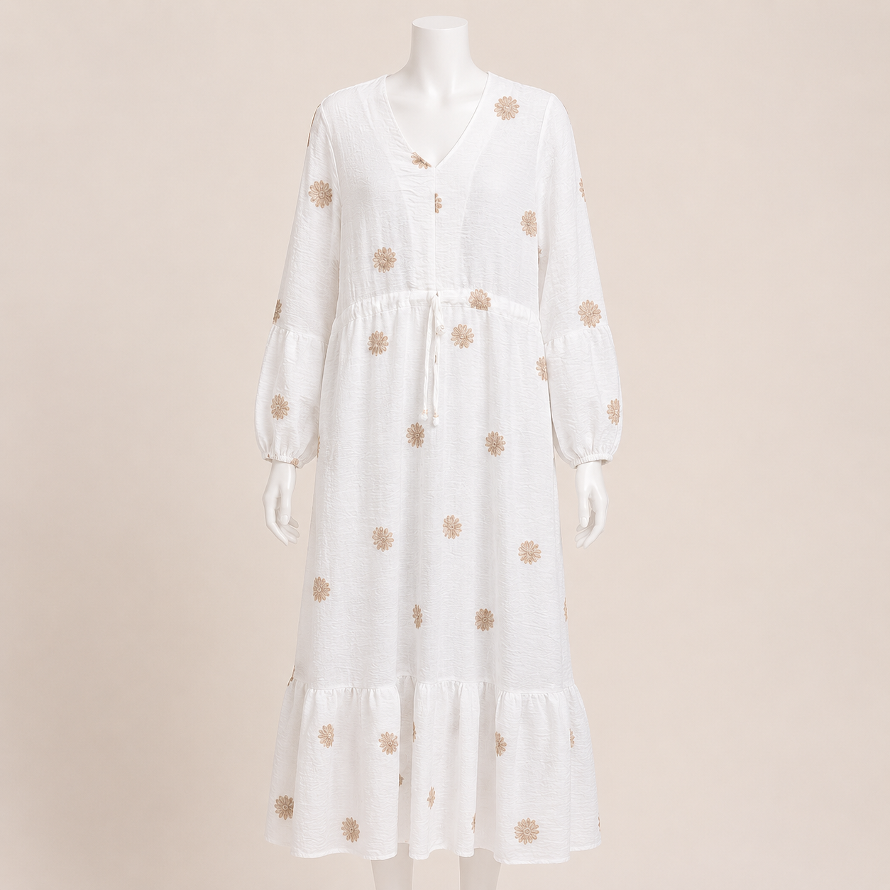 Embroidered Dress Waist Strap