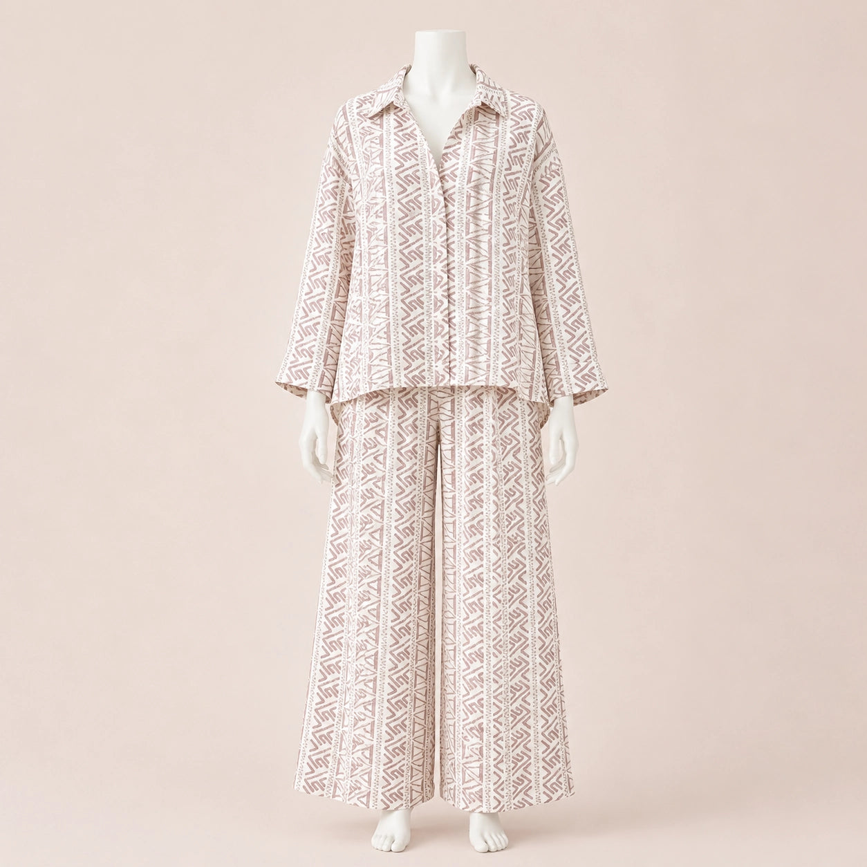 Women Printed Shirt & Pants Set