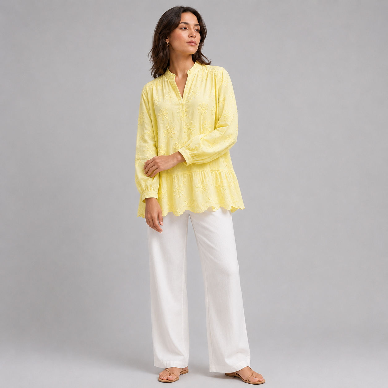 Women Floral Embroidered Blouse