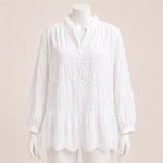 Load image into Gallery viewer, Women Floral Embroidered Blouse