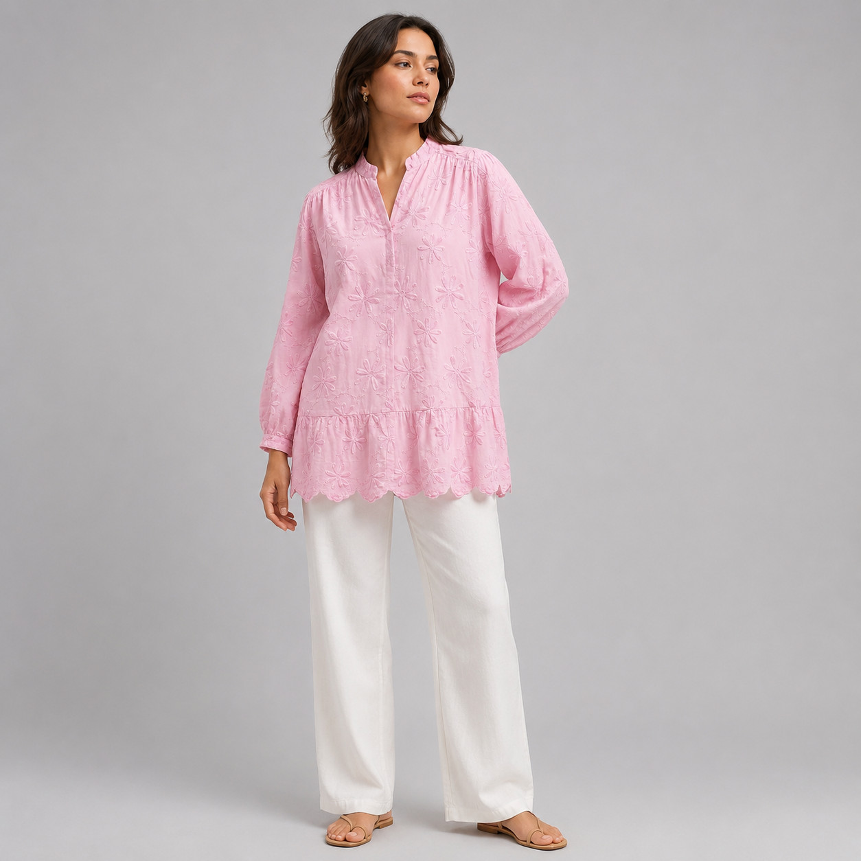 Women Floral Embroidered Blouse