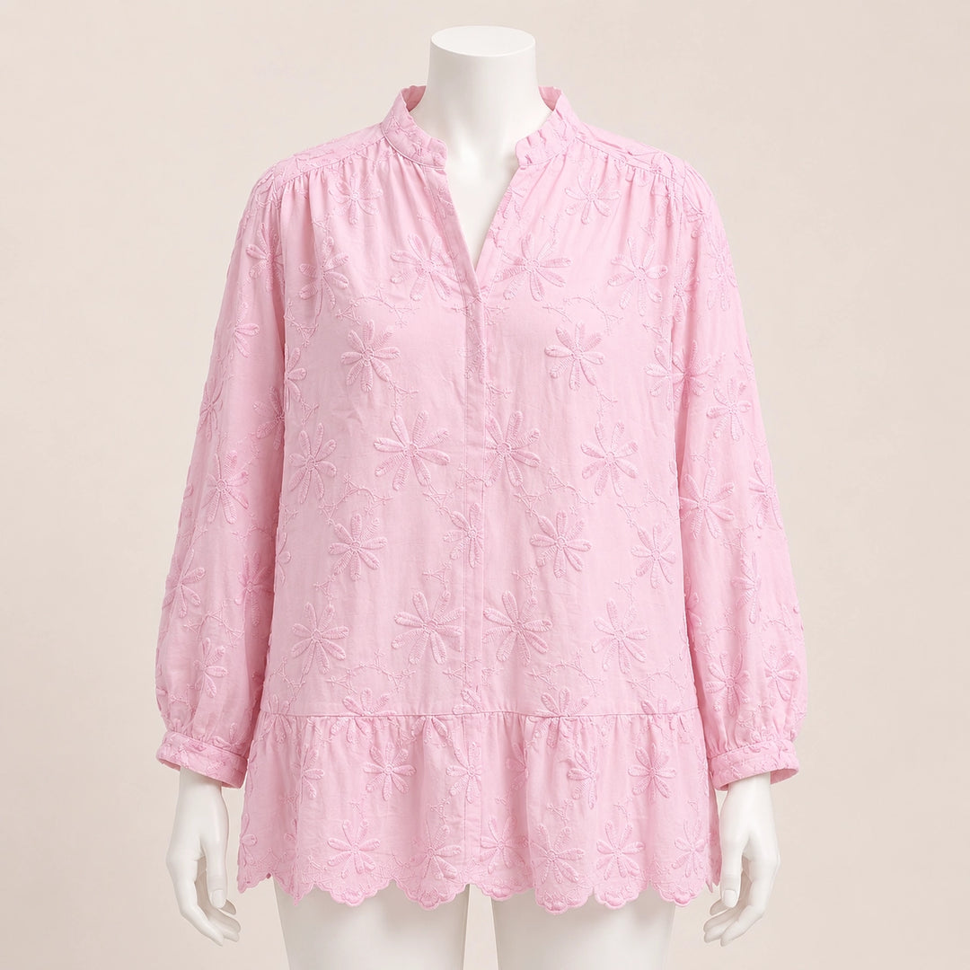 Women Floral Embroidered Blouse