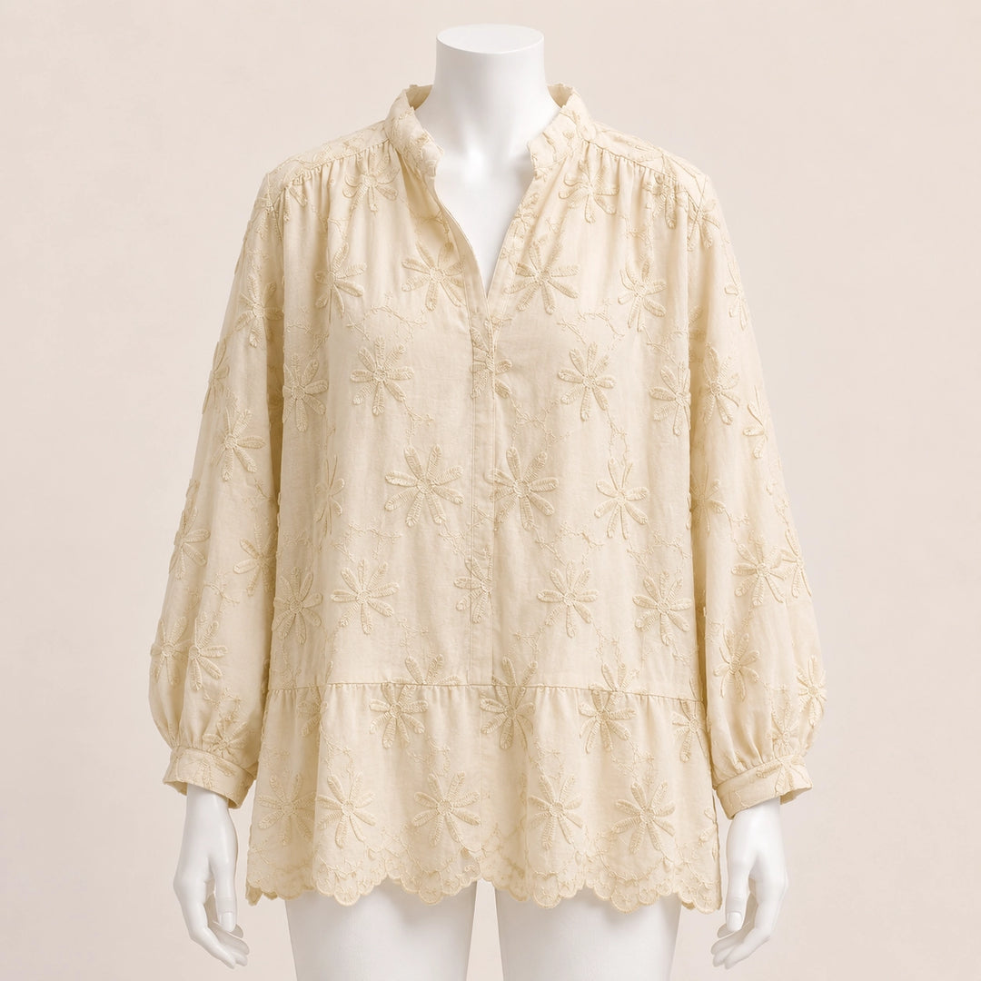 Women Floral Embroidered Blouse
