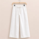 Drawstring واسع رجل بنطلون