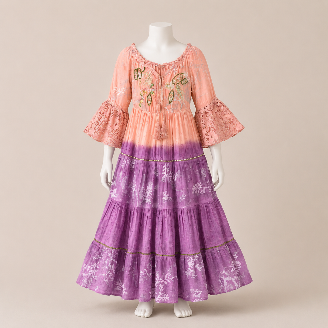 Off Shoulder Tiered Dress